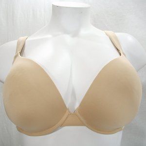 38DD Cacique Smooth Boost Plunge Underwire Bra Beige